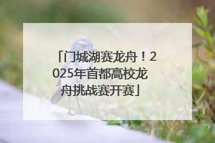 门城湖赛龙舟！2025年首都高校龙舟挑战赛开赛