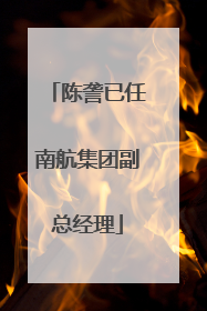 陈詟已任南航集团副总经理