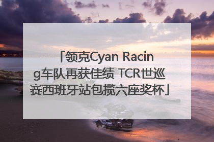 领克Cyan Racing车队再获佳绩 TCR世巡赛西班牙站包揽六座奖杯