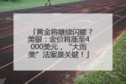 黄金将继续闪耀？美银：金价将涨至4000美元，“大而美”法案是关键！