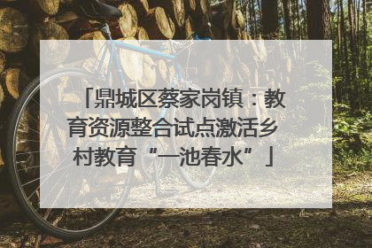 鼎城区蔡家岗镇：教育资源整合试点激活乡村教育“一池春水”