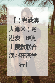 （粤港澳大湾区）粤港澳三地海上搜救联合演习在港举行
