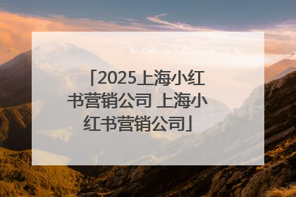 2025上海小红书营销公司 上海小红书营销公司
