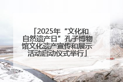 2025年“文化和自然遗产日”孔子博物馆文化遗产宣传和展示活动启动仪式举行