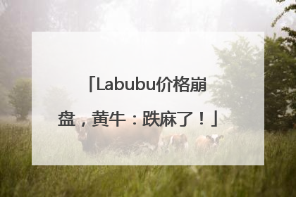 Labubu价格崩盘，黄牛：跌麻了！